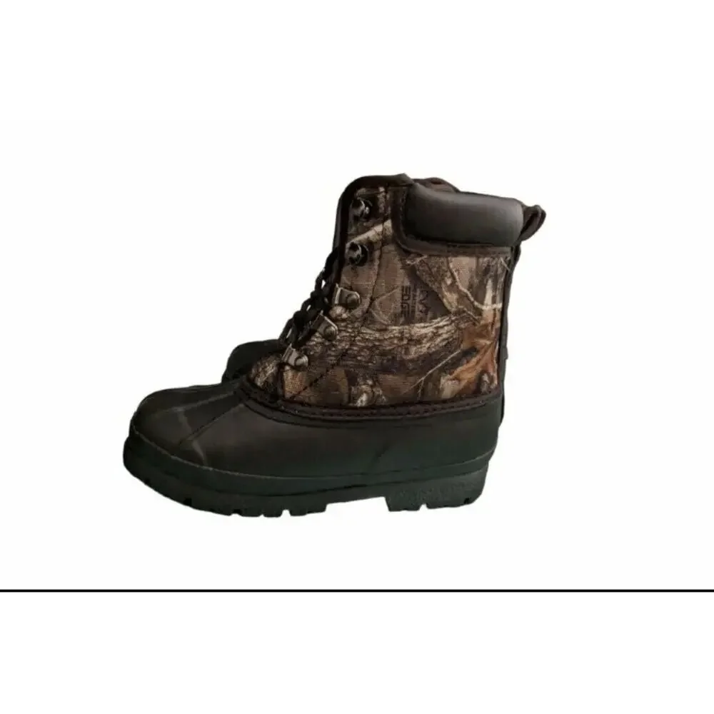 Magellan Outdoors Camo Duck Boots Youth Boy's Size 1 NWT